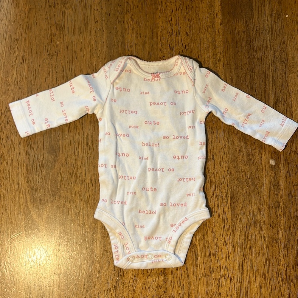 Long sleeve onesie